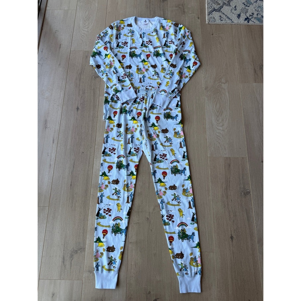 Hanna Andersson Wizard of Oz Organic Cotton Pajama Set Blue Large L FW19